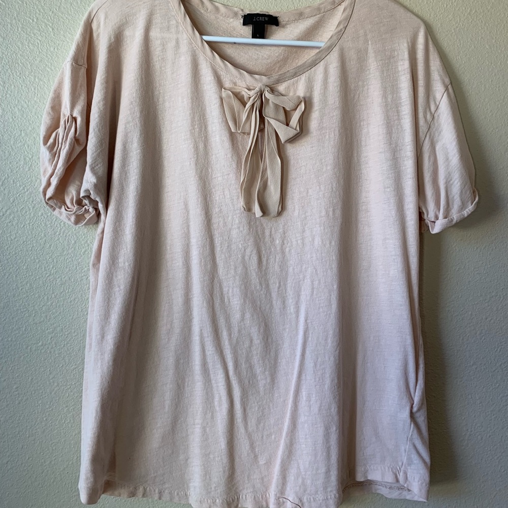 J. Crew Bow top